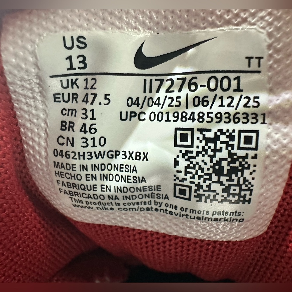 Nike Air Max 95 Yardrunners Pack Morehouse Men’s Sz 13 (NEW) II7276 001 No Box - Picture 9 of 10